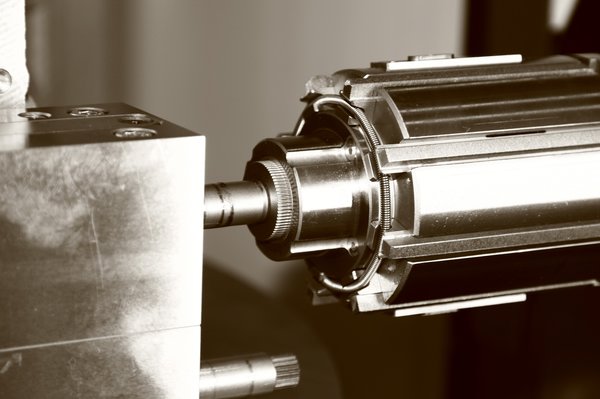 Honwerkzeug bei der mechanischen Betätigung einer µ-matik® Verstelleinheit