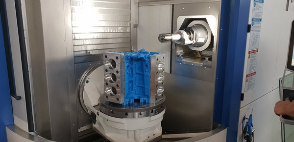 coolEX® LM-Integration auf einem GROB G350 Bearbeitungszentrum